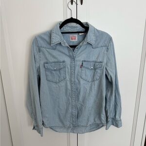 Levi's Sky Blue Denim Top